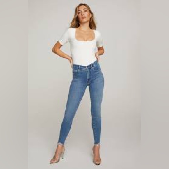 Good American GOOD LEGS RAW STEP HEM